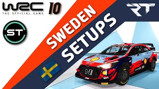 WRC 10 | Hyundai i20 WRC | Sweden SETUPS