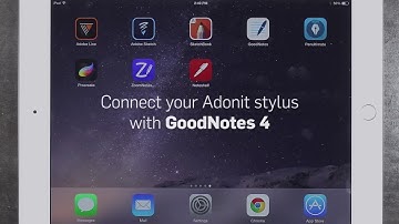 Adonit - How to Connect a Jot to GoodNotes 4