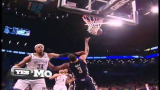 Paul Pierce ejected for flagrant foul clotheslining George Hill  Pacers at Nets