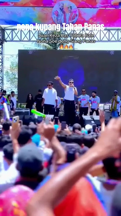 Juan Reza Konser Kupang | nona SoE Tahan Panas #juanreza #tabolabale #nttpride
