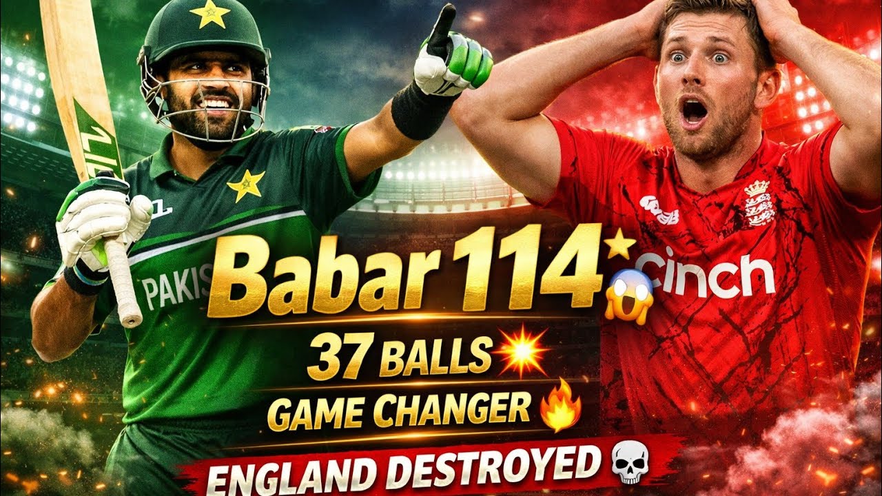 PAK vs ENG 🔥 Babar Azam 114* in 37 Balls 😱 | Game Changer Innings 💥 ...