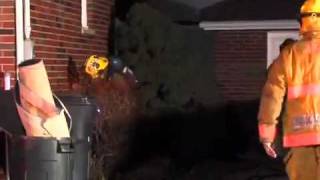 Akron fire injures two