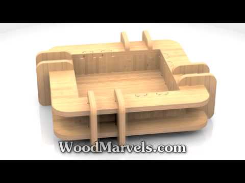 Ultra-Modern Tray CNC: 3D Assembly Animation (720HD)