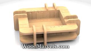 Ultra-Modern Tray CNC: 3D Assembly Animation (720HD)
