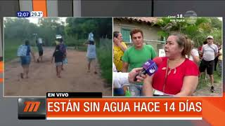 Pobladores de Itauguá están sin agua hace 14 días