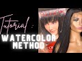 WATERCOLOR METHOD FOR JET BLACK HAIR: REVLON COLORSILK