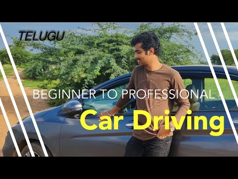 How to drive a car in Telugu Part 1 | Demo on Honda city | Everything