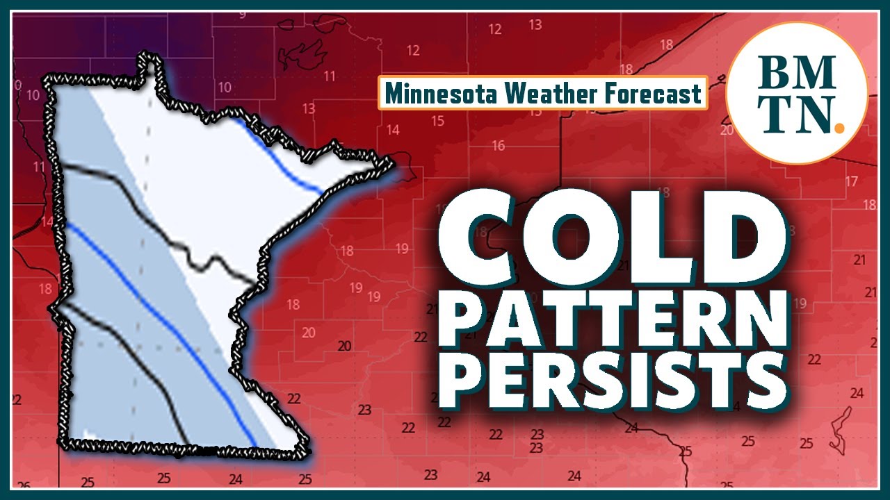 Cold pattern persists, keeping weekend snow tracking south - YouTube