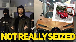 Andrew Tate's Bugatti NOT SEIZED by Romanian Police
