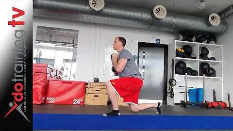 Goblet Squat to Reverse Lunge