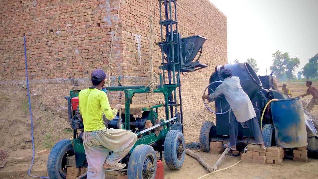 Mixer and loader machine | 4 Marla chat Lanter | Machines Visit