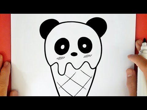 Comment Dessiner Une Glace Panda Kawaii Youtube