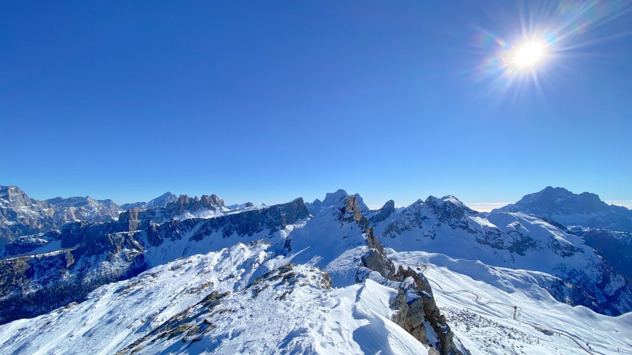 Ciaspolata da passo Giau al rifugio Nuvolau