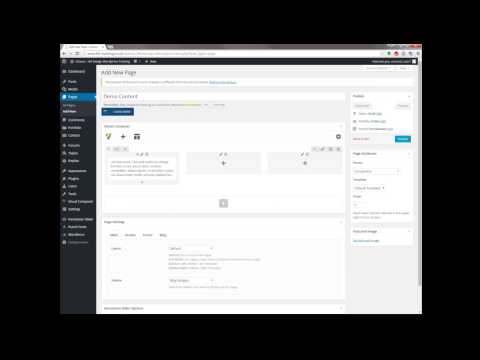 Unicon - Visual Composer   adding text blocks and columns