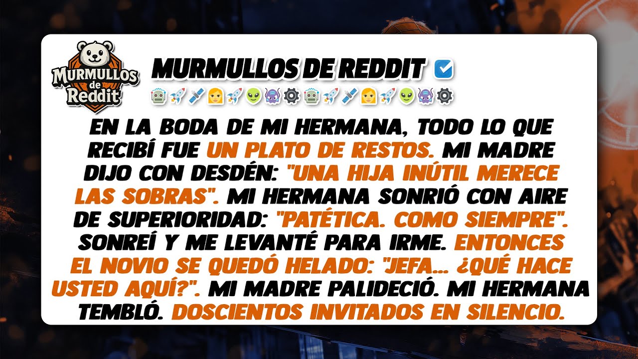 En la boda de mi hermana, me dieron las sobras, hasta que el novio dijo: 