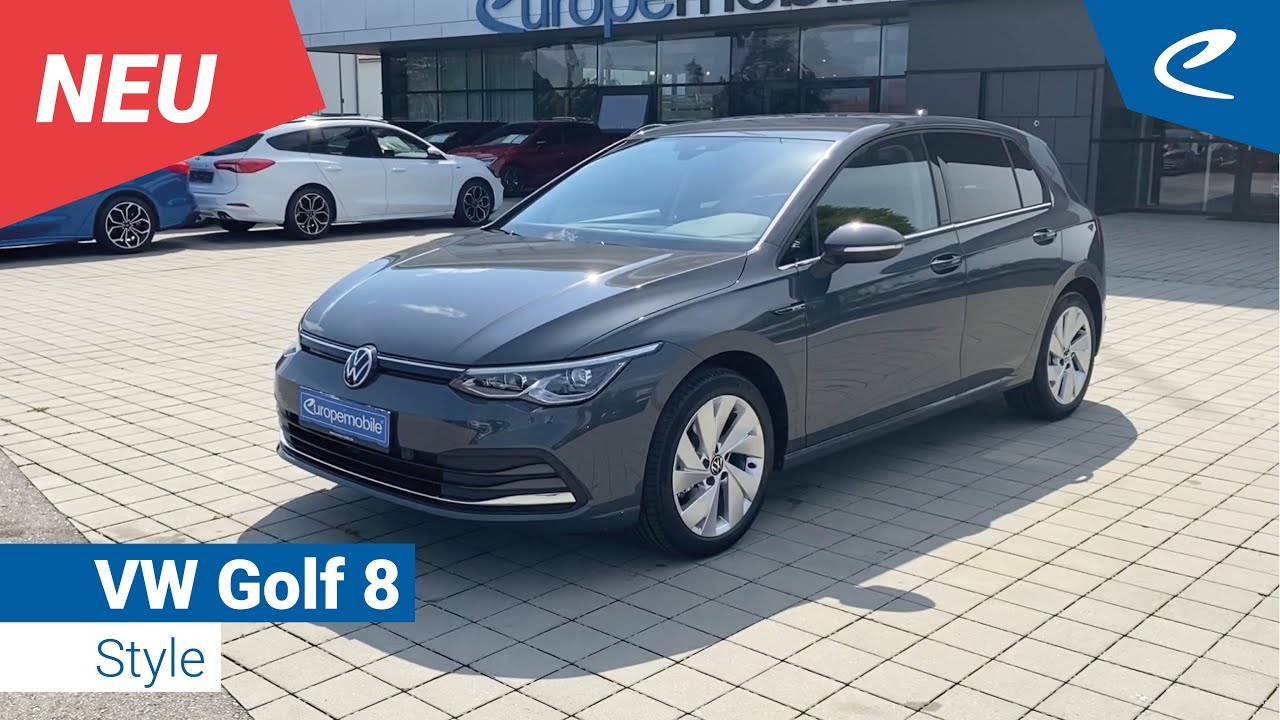 Vw Golf 8 Style D4 1 5 Tsi Opf 150 6 Gang Discover Pro Winter Licht Sicht Abged Scheiben Youtube