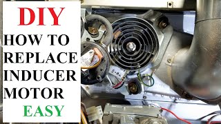 HOW TO Replace Furnace Draft Inducer Blower Motor - Carrier Bryant Payne