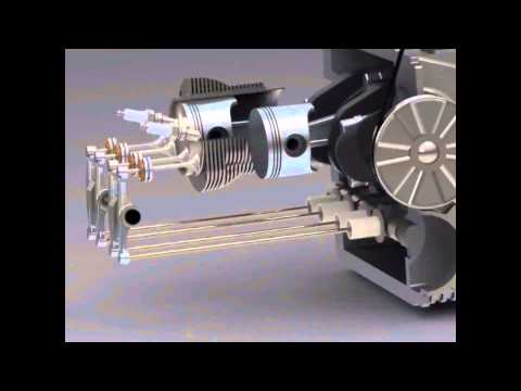 VW Bug Solidworks Valve Train Rendering