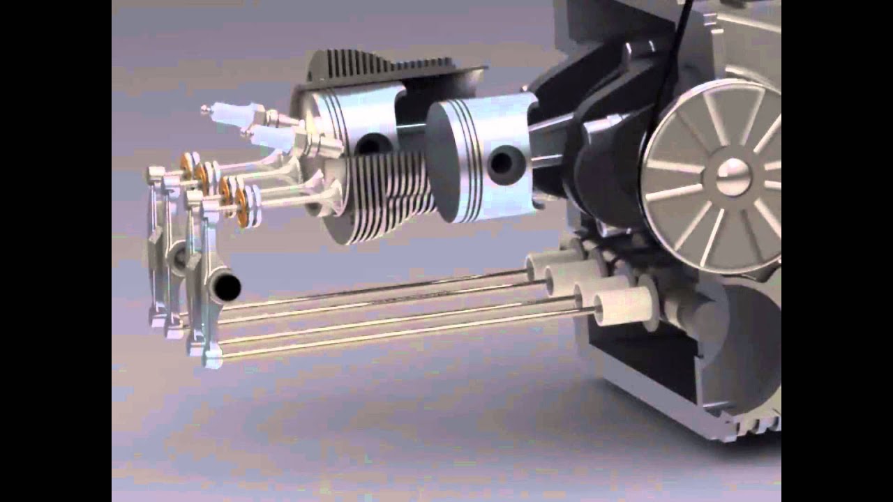 VW Bug Solidworks Valve Train Rendering YouTube