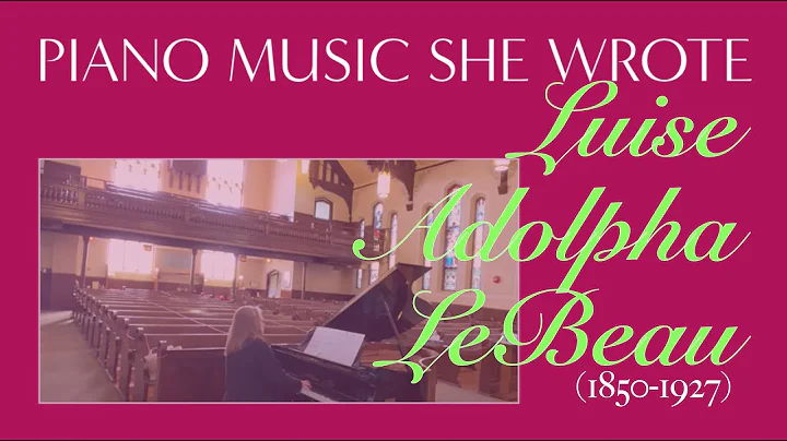 Luise Adolpha Le Beau: Lied, Op. 1, no. 2