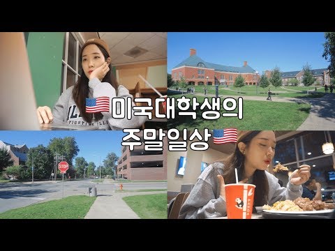 (ENGSUB)<strong>미국대학생의</strong> 평범한 주말브이로그 (feat.과제,도서관)/COLLEGE VLOG