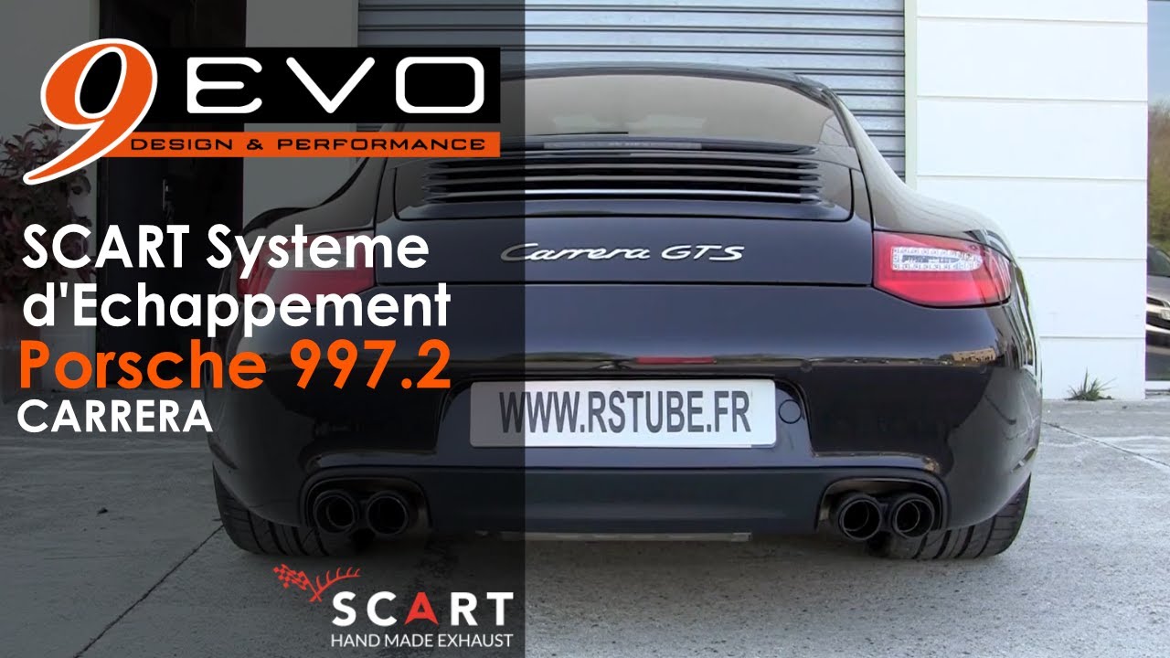 9-EVO /// SCART Exhausts Porsche 997 MKII Carrera