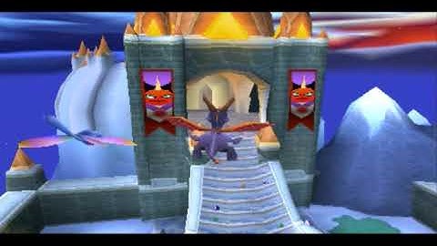 Spyro 2 Gateway to Glimmer Walkthrough Part 33 - Winter Tundra [1-1]