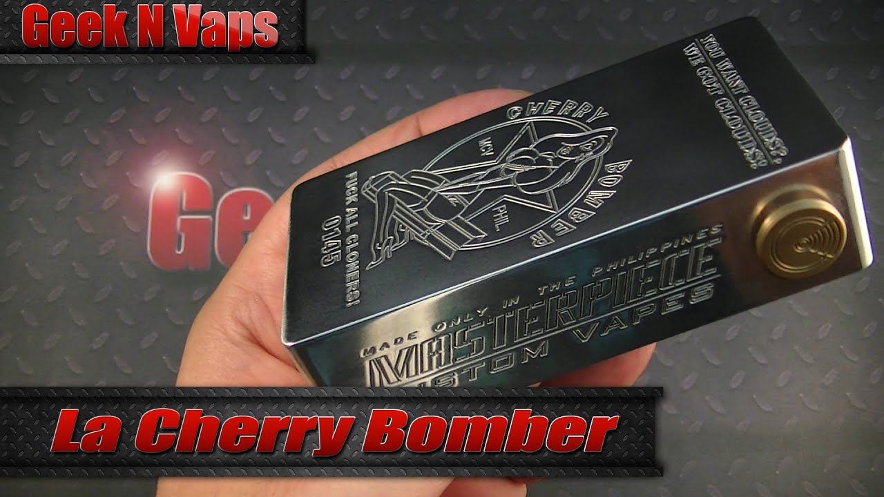 Review de la Cherry Bomber de Masterpiece Custom Vapes YouTube
