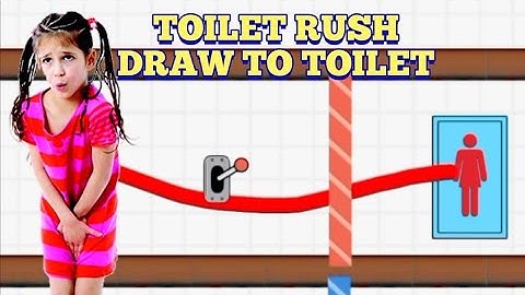 🚽 Toilet Rush: Draw to Toilet – All Levels 1-50 Gameplay Walkthrough (Funny Puzzle Game)