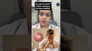 #Low sperm count?5 super foods to boost male fertility #viral#trending#foryou#follow#Dr.Srikari