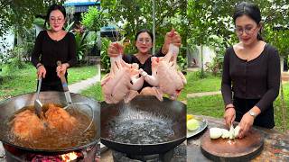 Amazing Cooking Wash Chicken With Ice For Crispy Recipe