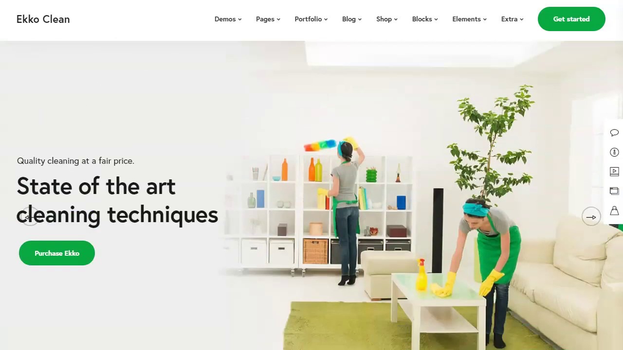 Ekko Cleaning Services WordPress Theme Review