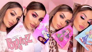 4 BRATZ MAKEUP TUTORIALS ft. NEW Bratz x Makeup Revolution Makeup Collection