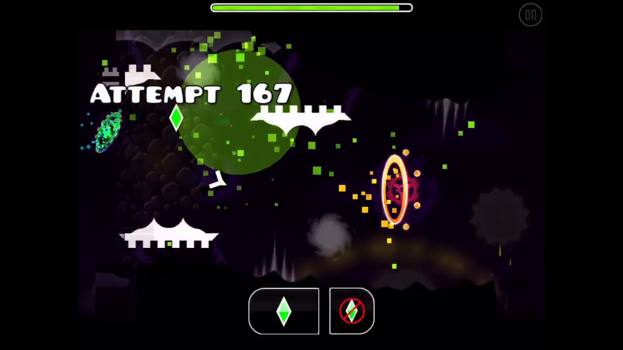 Watch me play Geometry dash s c r e a m by danzmen - YouTube