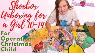OCC Shoebox unboxing for a girl 10 -14
Michelle Jett from StrawBearie.com
To support the channel, buy me a coffee or a taco: https://www.buymeacoffee.com/StrawBearie
My favorite products may be found on my Amazon affiliate store: https://www.amazon.com/shop/straw-bearie
www.straw-bearie.com
www.lillarose.biz/strawbearie
IG - StrawBearieJett
FacebooK - https://www.facebook.com/StrawBearieJett
Twitter - StrawBearieJett
Pinterest - StrawBearieJett
#StrawBearie #Crafting #DIY
Affiliate links:
https://www.amazon.com/shop/straw-bearie
WeVideo: http://share.wevideo.com/strawbearie
Dollar Tree: https://shareasale.com/r.cfm?b=845001&u=1896282&m=64888&urllink=&afftrack=
Hollar: https://www.hollar.com/share/mb8964x2
Filter Easy: http://fbuy.me/iEc3_
Carefree Kevin MacLeod (incompetech.com)
Licensed under Creative Commons: By Attribution 4.0 License
http://creativecommons.org/licenses/by/4.0/ OCC Shoebox unboxing for a girl 10 -14