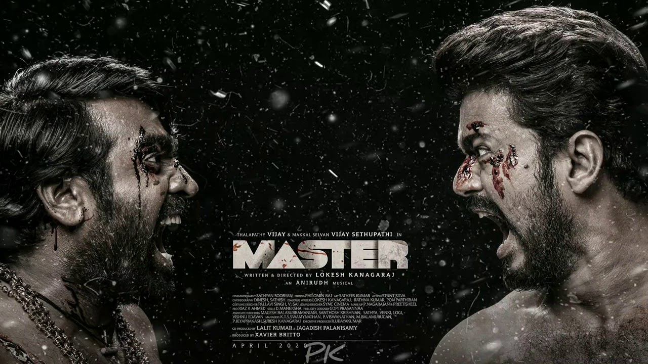 Master | Third Look Poster | Vijay | Vijay Sethupathi | Vikram Vedha BGM