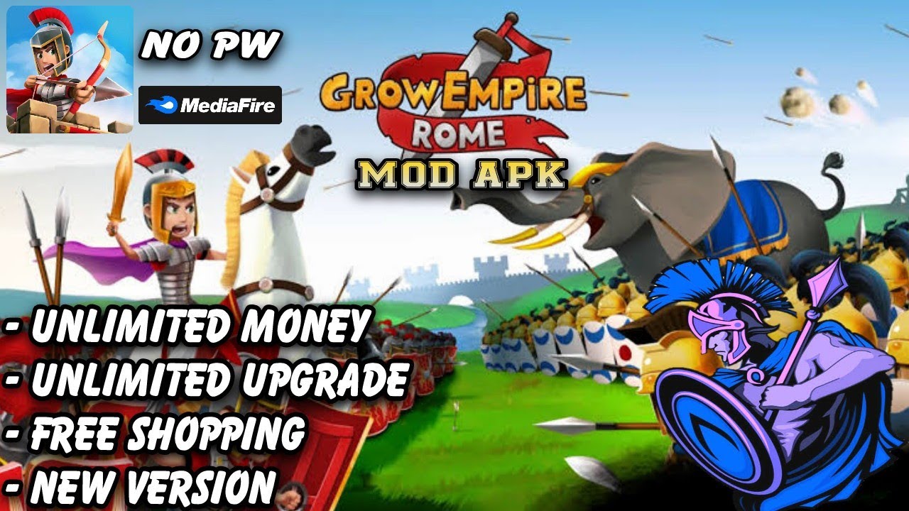 Grow Empire Rome Mod Apk Terbaru Unlimited Money & Free