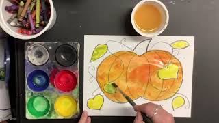Secondary color pumpkins day 2 (watercolor) by Nicki Leatherwood 159 views 2 years ago 11 minutes, 24 seconds