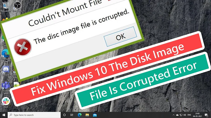 Fix Windows 10 "The Disc Image File Is Corrupted" Error