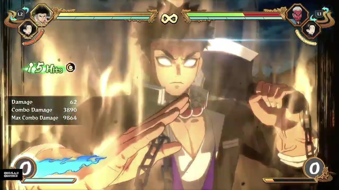 FORBIDDEN GYOMEI/MURATA TOD ON SAKONJI | Demon Slayer Hinokami Chronicles 2