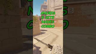 Anubis B Site Nades Combo #cs2 #counterstrike #cs2anubis #anubissmoke #gaming #cs2update #anumismoly