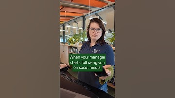 When your manager starts following you on social, you better get on with your monthly gardening jobs