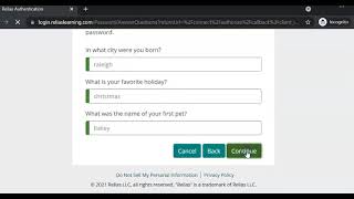 Forgot Password Tutorial