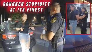 Entitled Drunk Woman Talks Herself Into a DWI Arrest Instead of Just Walking Away With Tickets