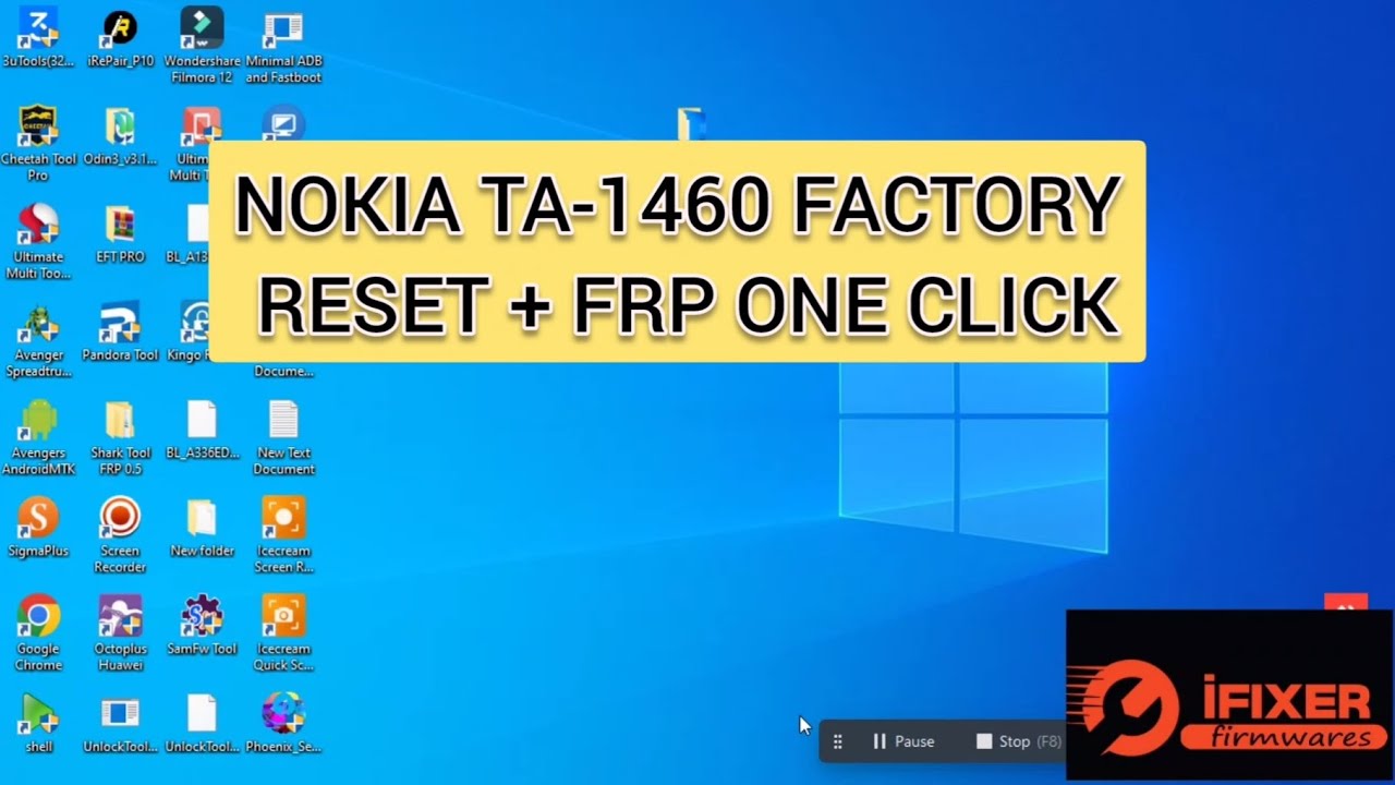 NOKIA TA-1360 FACTORY RESET AND FRP ONE CLICK BY iFixerFirmwares.com