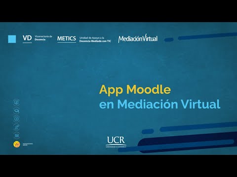 ¿Cómo uso Mediación Virtual en la aplicación de Moodle?