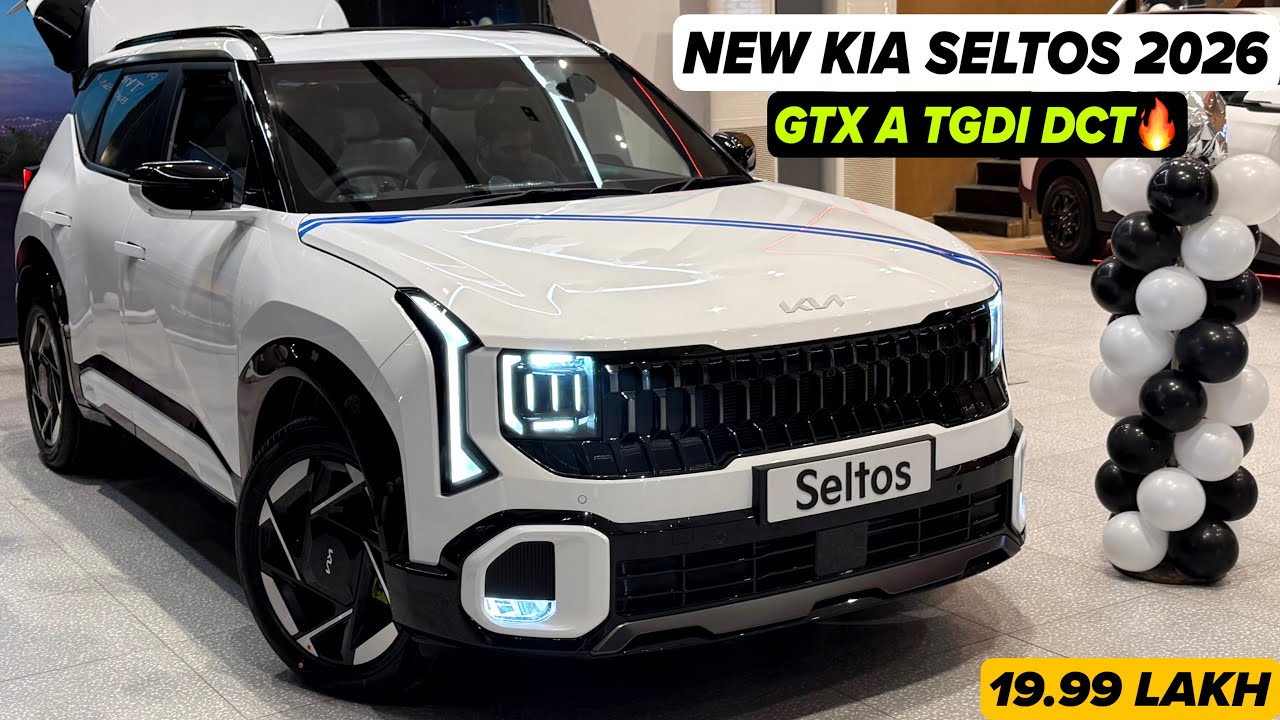 2026 New Kia Seltos GTX A Turbo Petrol DCT | Top Model | Most Detailed Walkaround Video❤️🔥