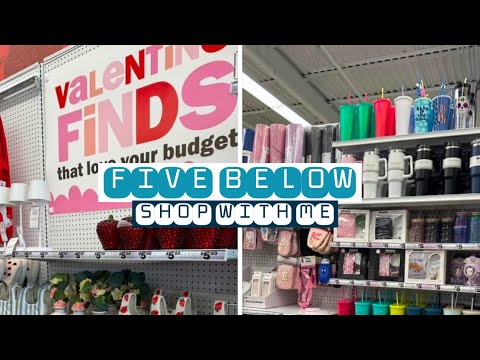 FIVE BELOW | NEW ITEMS 2025 | SHOP WITH ME #valentinesdayitems #greatfinds #fivebelow