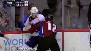 Austin Watson vs Jarome Iginla Mar 5, 2016