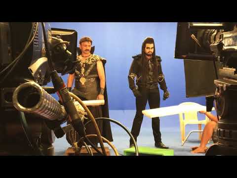 Hemant Bharati As Hunter Man In Rudra Ke Rakshak With Shiva Rindani Sir